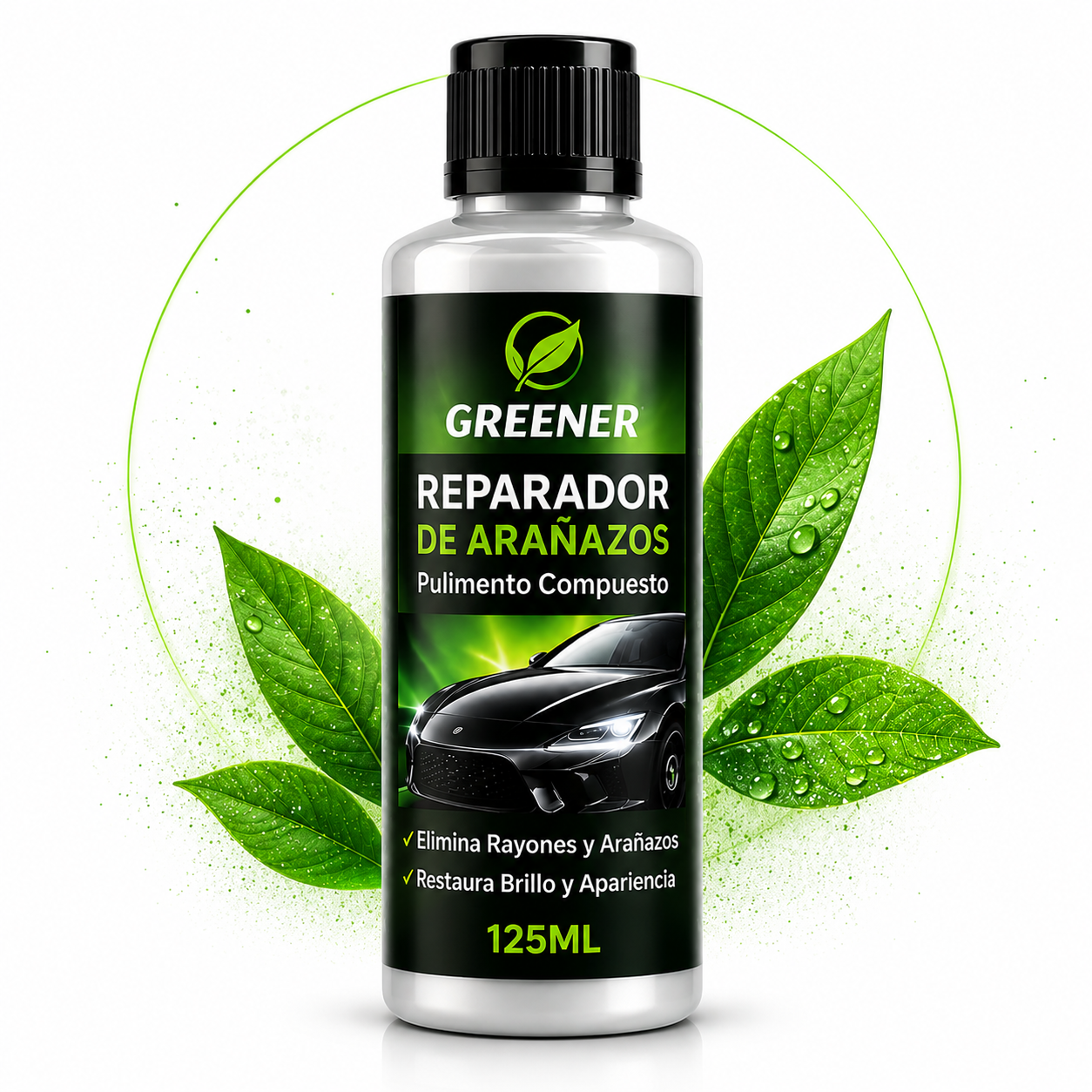 Cera Reparadora para Coche 125ml - Elimina Arañazos y Restaura Faros